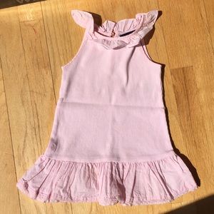 Ralph Lauren girls 18mo pink tank dress